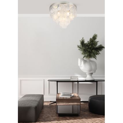 Zuma Line - Kiinteä kattokruunu 8xE14/40W/230V kiiltävä kromi