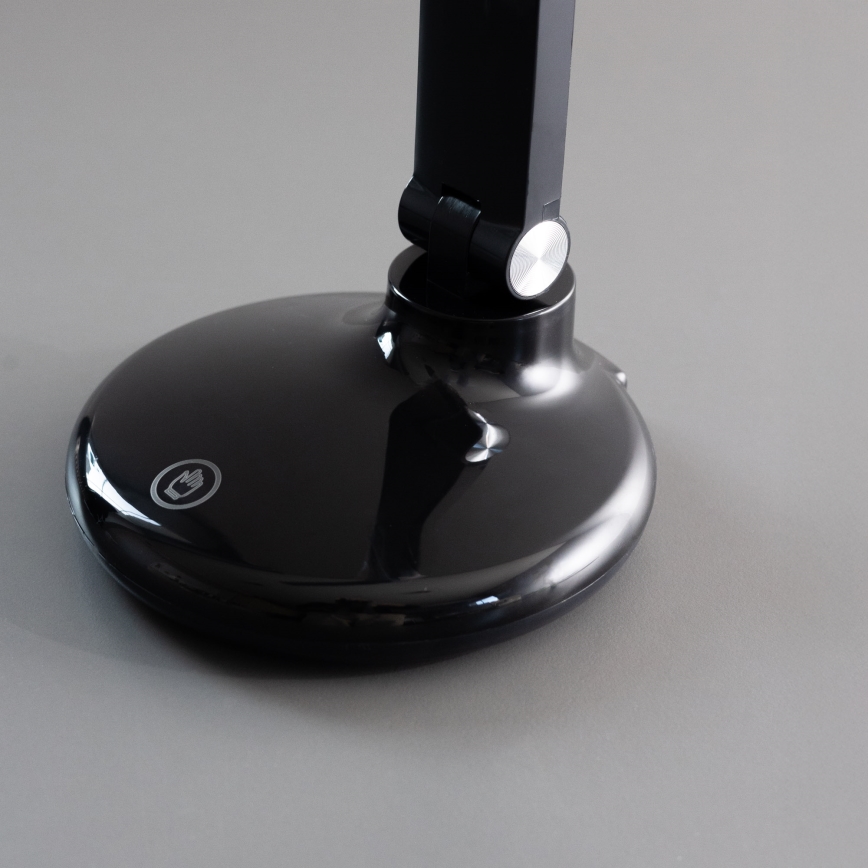 Zuma Line - LED-ladattava pöytävalaisin LED/6W/1200 mAh 3000/4500/6000K CRI 90 musta