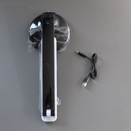 Zuma Line - LED-ladattava pöytävalaisin LED/6W/1200 mAh 3000/4500/6000K CRI 90 musta