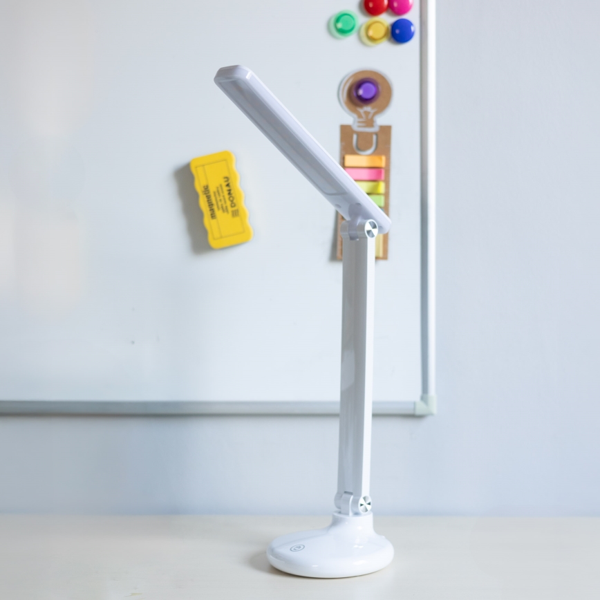 Zuma Line - LED-ladattava pöytävalaisin LED/6W/1200 mAh 3000/4500/6000K CRI 90 valkoinen