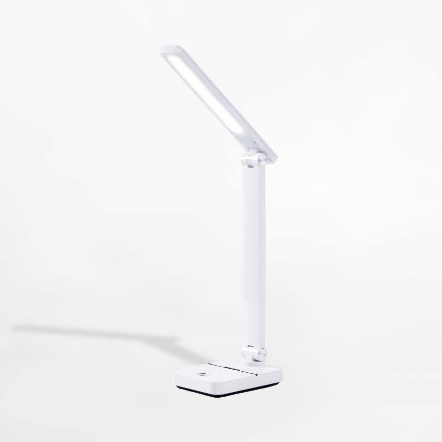 Zuma Line - LED-ladattava pöytävalaisin LED/8W/1200 mAh 3000/4500/6000K CRI 90 valkoinen