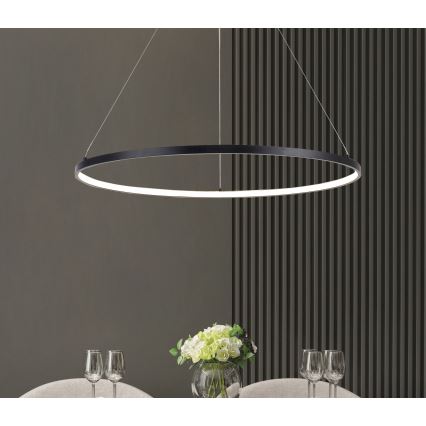 Zuma Line - LED-riippuvalaisin vaijerilla LED/36W/230V 3000/4000/6000K halkaisija 80 cm musta
