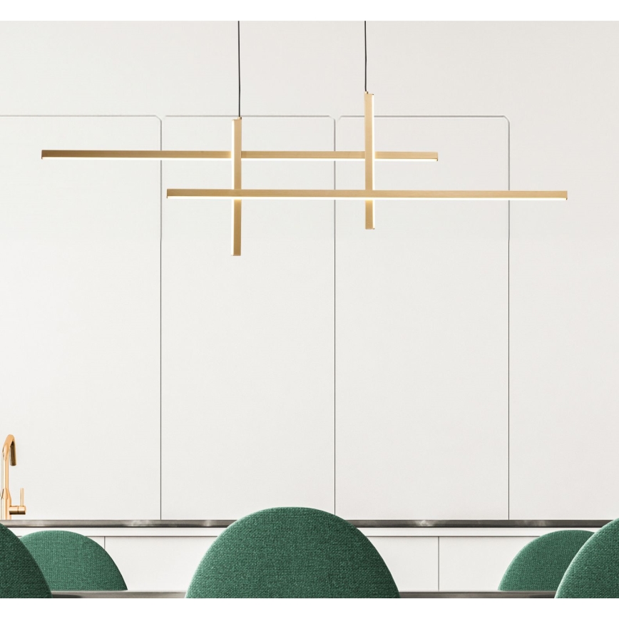 Zuma Line - LED-kattokruunu johdossa LED/42W/230V 3000/4000/6000K kulta