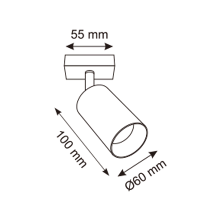 Zuma Line - Seinäkohdevalo 1xGU10/50W/230V kulta