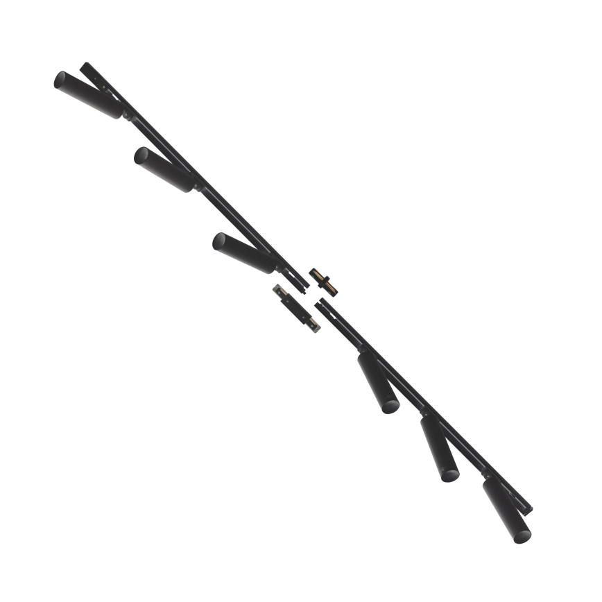 Zuma Line - Kohdevalo kiskojärjestelmään 6xGU10/35W/230V musta