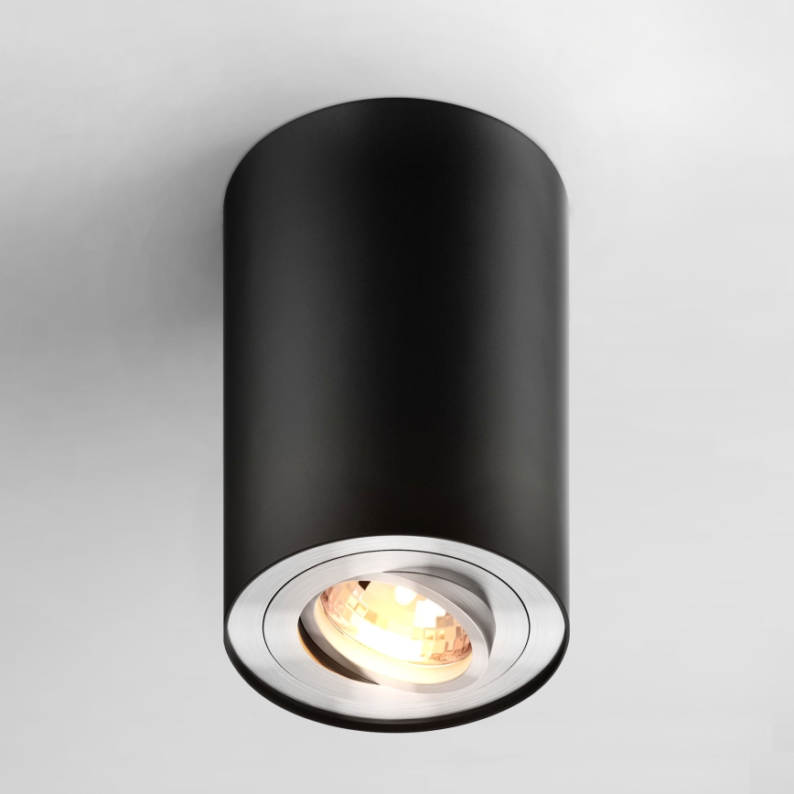 Zuma Line - LED RGBW himmennettävä kohdevalaisin 1xGU10/4,8W/230V musta + kaukosäädin