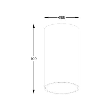 Zuma Line - LED RGBW himennettävä kohdevalaisin 1xGU10/4,8W/230V, valkoinen + kaukosäädin
