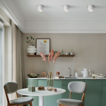 Zuma Line - Kohdevalo 1xGU10/50W/230V IP44 valkoinen