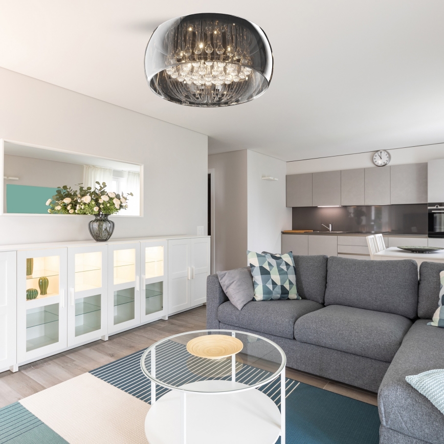 Zuma Line C0076-06X-F4FZ-Kristallikattovalaisin CRYSTAL 6xG9/42W/230V