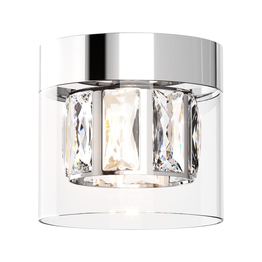 Zuma Line - Kristallikattovalaisin 1xG9/28W/230V hopea