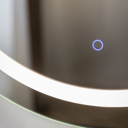 Zuma Line - LED-kylpyhuoneen seinäpeili integroidulla valaistuksella, 36 W, 230 V, 3000/4000/6000 K, Ø 80 cm, IP44