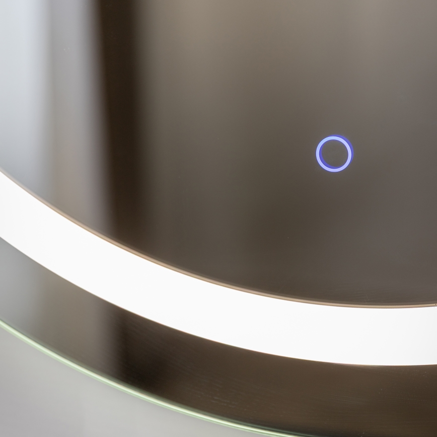 Zuma Line - LED-kylpyhuoneen seinäpeili integroidulla valaistuksella, 36 W, 230 V, 3000/4000/6000 K, Ø 80 cm, IP44