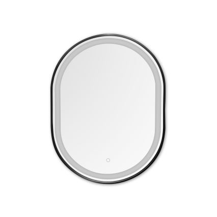 Zuma Line - LED Kylpyhuone seinä peili taustavalolla LED/24W/230V 3000/4000/6000K 70x50 cm IP44 musta