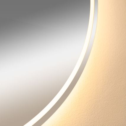 Zuma Line - LED Kylpyhuone lämmitetty seinä peili taustavalolla LED/24W/230V 3000/4000/6000K halkaisija 80 cm IP44