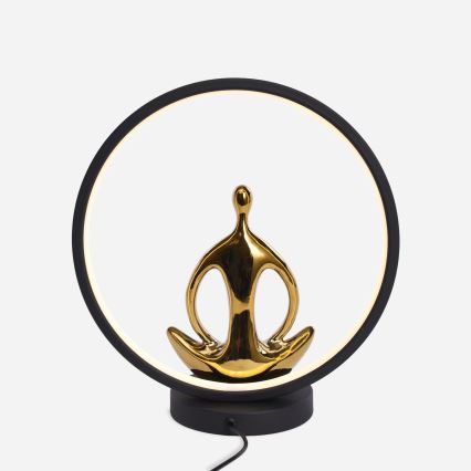 Zuma Line - LED-pöytävalaisin LED/4W/5V musta/kulta