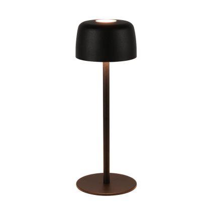 Zuma Line - LED himmennettävä ladattava pöytävalaisin LED/2W/1200 mAh IP44 musta