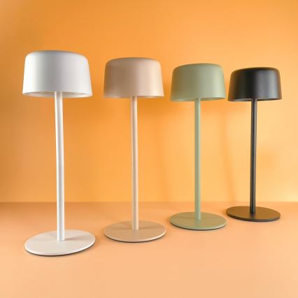 Zuma Line - LED himmennettävä ladattava pöytävalaisin LED/2W/1200 mAh IP44 vihreä