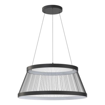 Zuma Line - Himmennettävä LED-kattokruunu johdossa LED/53W/230V 2700-6000K musta + kauko-ohjaus