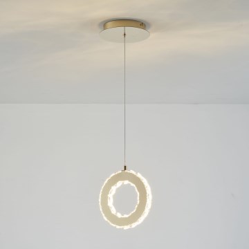 Zuma Line - himmennettävä LED-riippuvalaisin vaijerilla LED/10W/230V kultainen