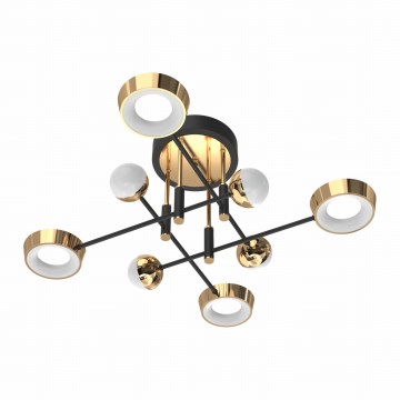 Zuma Line - Himmennettävä pinta-asennettava LED-kattokruunu LED/60W/230V kultainen/musta