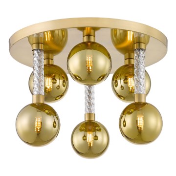 Zuma Line - Kiinteä kattokruunu 6xG9/6W/230V messinki