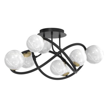 Zuma Line - Kiinteä kattokruunu 8xG9/3,5W/230V musta