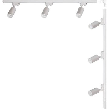 Zuma Line - Kiskojärjestelmään asennettava kohdevalaisin 6xGU10/35W/230V valkoinen