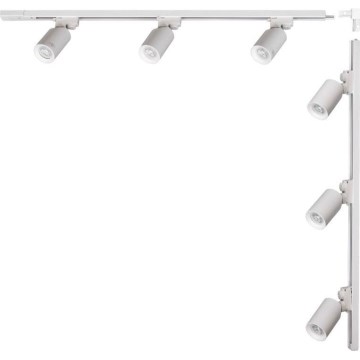 Zuma Line - Kiskojärjestelmään tarkoitettu 6xGU10/35W/230V spottivalaisin, valkoinen