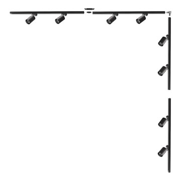 Zuma Line - Kiskojärjestelmän kohdevalaisin 8xGU10/35W/230V musta