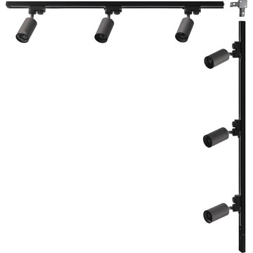 Zuma Line - Kiskokohdevalaisin 6xGU10/35W/230V, musta