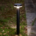 Zuma Line - LED aurinkokäyttöinen lamppu liiketunnistimella ja hämäräkytkimellä LED/4,5W/2000 mAh IP44 musta