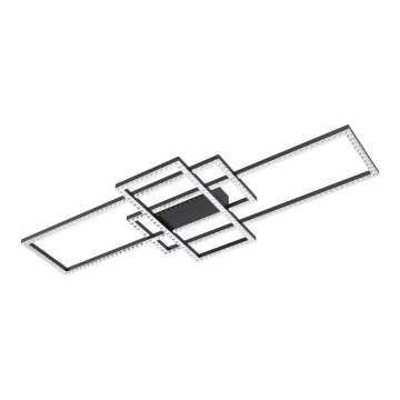 Zuma Line - LED Himmennettävä kristallikattovalaisin LED/52W/230V 2700-6000K musta + kauko-ohjaus
