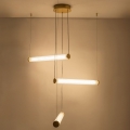 Zuma Line - LED himmennettävä riippuvalaisin kaapelilla LED/64W/230V 2700-6500K kultainen + kaukosäädin