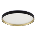 Zuma Line - LED RGBW himmennettävä kattovalaisin LED/32W/230V + LED/8W 3000-6000K musta/kulta + kaukosäädin