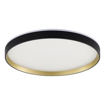 Zuma Line - LED RGBW himmennettävä kattovalaisin LED/32W/230V + LED/8W 3000-6000K musta/kulta + kaukosäädin