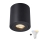 Zuma Line - LED RGBW himmennettävä kylpyhuoneen kohdevalaisin 1xGU10/4,8W/230V IP44 musta + kaukosäädin
