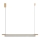 Zuma Line - LED-riippuvalaisin kaapelilla LED/14W/230V kultainen