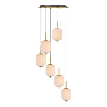 Zuma Line - LED-riippuvalaisin vaijerilla LED/34W/230V Ø 50,5 cm, kultainen