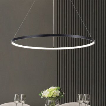 Zuma Line - LED-riippuvalaisin vaijerilla LED/36W/230V 3000/4000/6000K halkaisija 80 cm musta