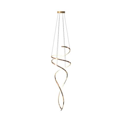 Zuma Line - Himmennettävä LED-kattokruunu johdossa LED/68W/230V 3000/4000/6000K Ruusukulta + kauko-ohjaus