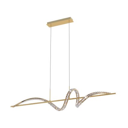 Zuma Line - LED himmennettävä kristallikruunu johdolla LED/24,5W/230V 2700-6000K + kaukosäädin