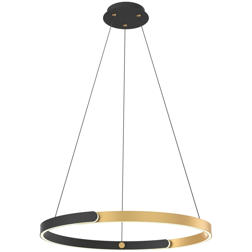 Zuma Line - LED himmennettävä kattokruunu johdolla LED/30W/230V musta/kulta