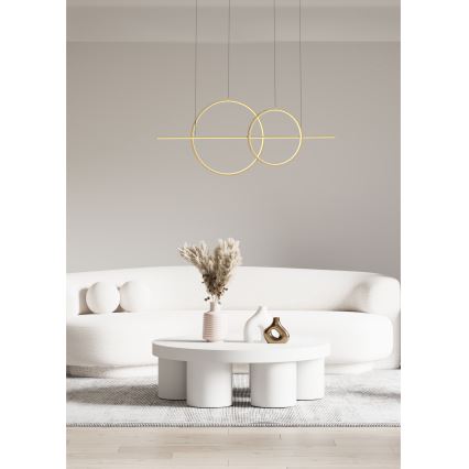 Zuma Line - LED himmennettävä kattokruunu johdolla LED/34W/230V kulta