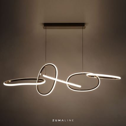Zuma Line - LED himmennettävä kattokruunu johdolla LED/56W/230V kulta
