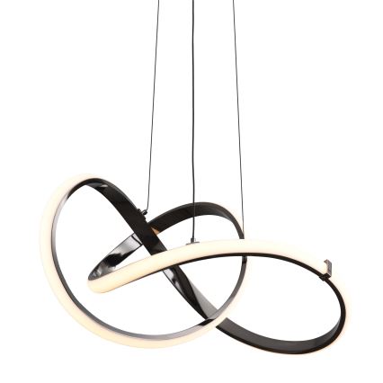 Zuma Line - LED himmennettävä kattokruunu johdolla LED/44W/230V musta