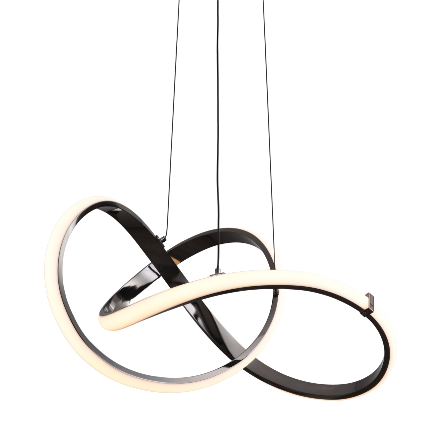 Zuma Line - LED himmennettävä kattokruunu johdolla LED/44W/230V musta