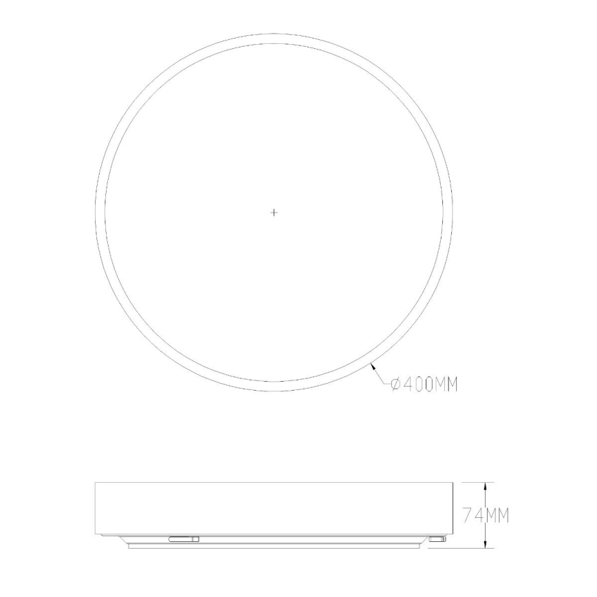 Zuma Line - LED himmennettävä kylpyhuoneen kattovalaisin LED/36W/230V 3000-6000K halkaisija 40 cm IP44 messinki + kaukosäädin