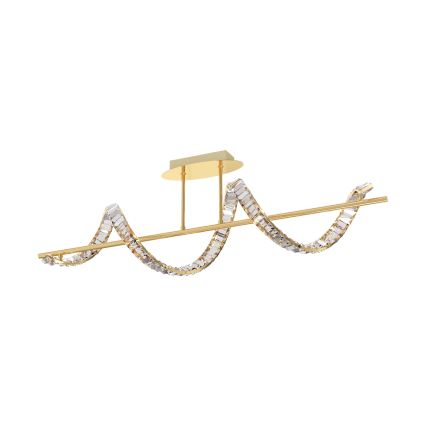 Zuma Line - LED himmennettävä kristallikattokruunu tankoon LED/24,5W/230V 2700-6000K + kaukosäädin