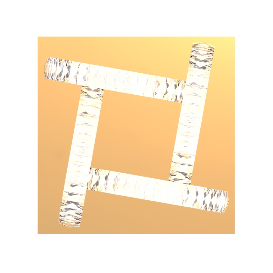 Zuma Line - himmennettävä kristallikatovalaisin LED/23,5W/230V 2700-6000K kulta + kaukosäädin