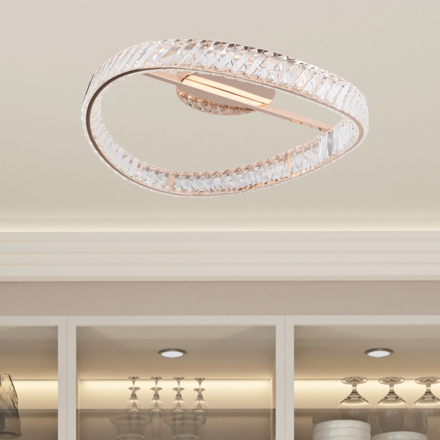Zuma Line - himmennettävä LED-kattovalaisin LED/36W/230V, halkaisija 52 cm, ruusukulta